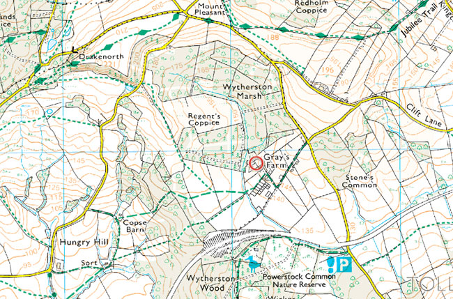 map of west dorset