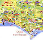 Dorset art Weeks area map