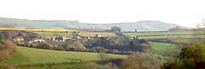 Nettlecombe, huddling under Eggardon